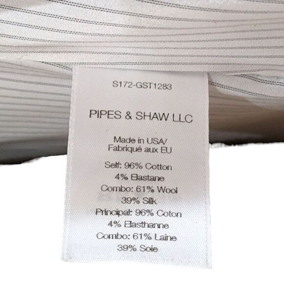 NWT Veronica Beard Cottage Gingham Large Lapel Jacket Black & White Plaid Size 4 - Picture 14 of 14